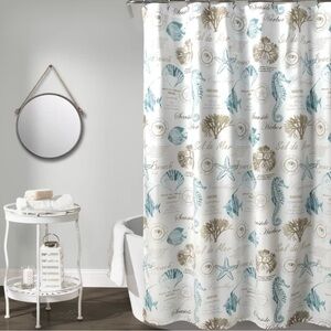 Lush Decor shower curtain beach theme
